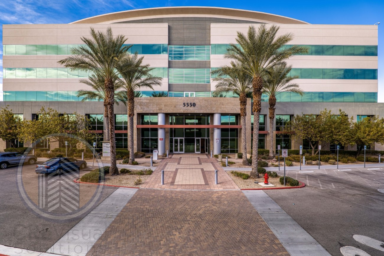 Office building entrance — Las Vegas commercial real estate photography